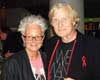 Rutger Hauer with I've Seen Films International Jury Member Annie Perkins